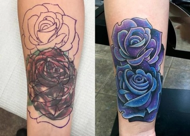 Xăm che hình xăm cũ