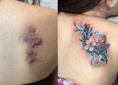 Chuyên thiết kế sửa hình xăm cũ, che khuyết điểm